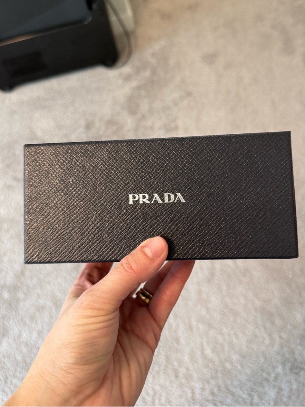 Prada Black Square Frame Sunglasses - Picture 2 of 5